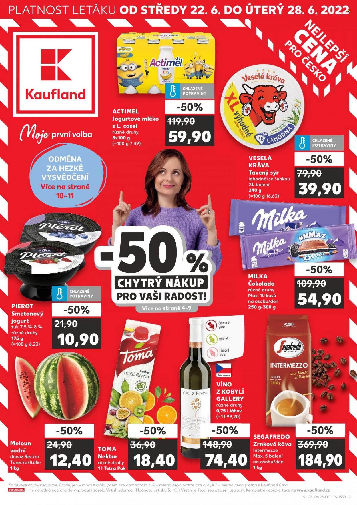 Leták Kaufland - 22.6.2022 - 28.6.2022. Strana 1