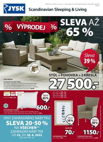Leták JYSK - 22.6.2022 - 5.7.2022.