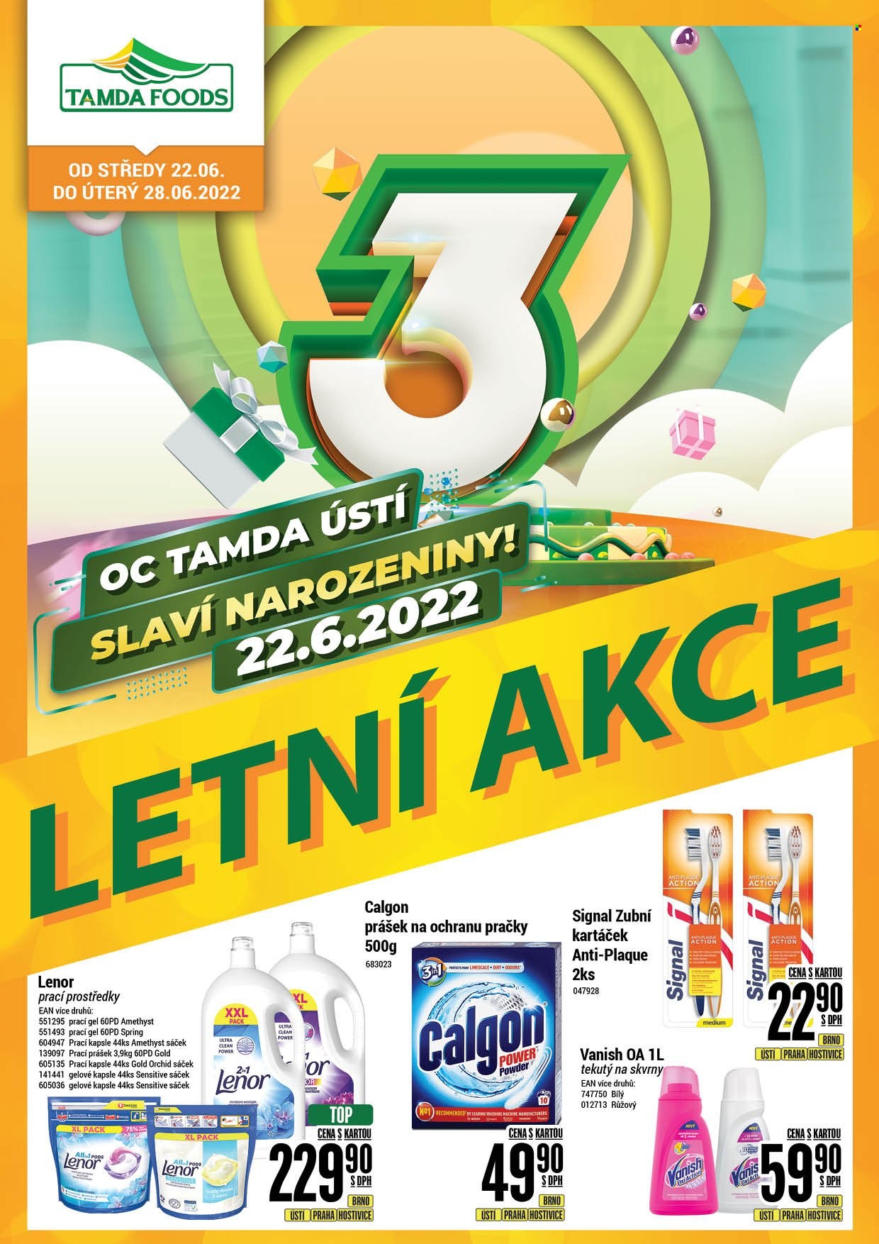 Leták Tamda Foods - 22.6.2022 - 28.6.2022. Strana 1
