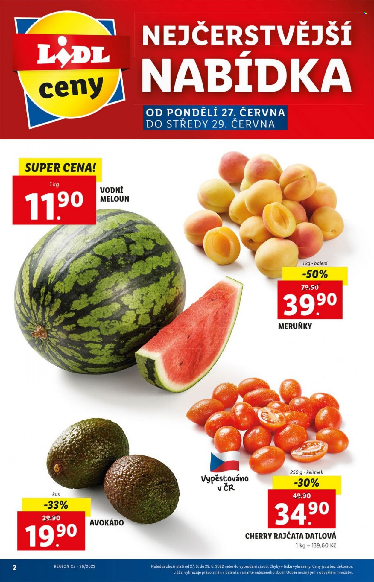 Leták Lidl - 27.6.2022 - 3.7.2022. Strana 2