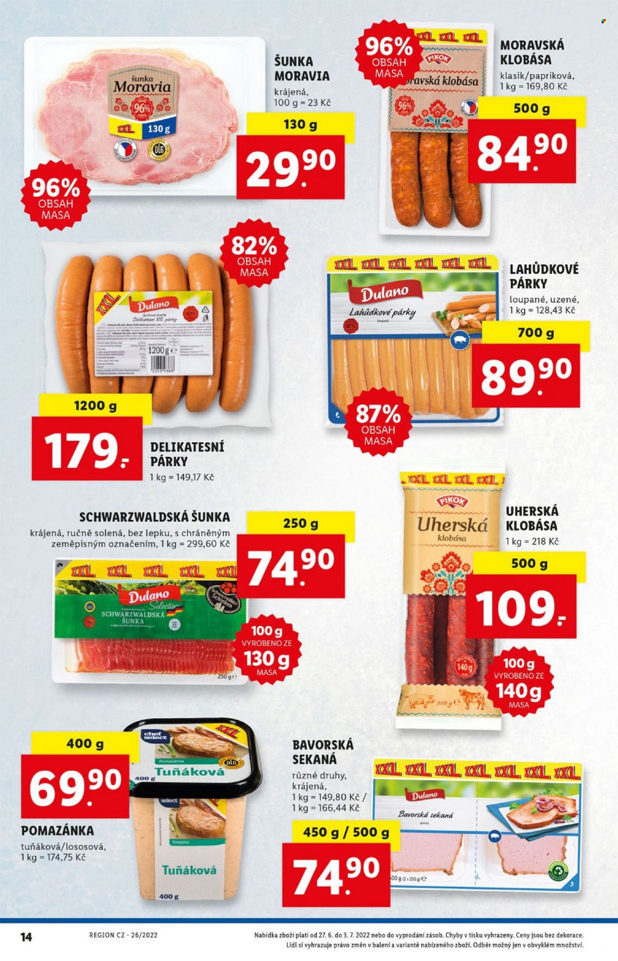 Leták Lidl - 27.6.2022 - 3.7.2022. Strana 14