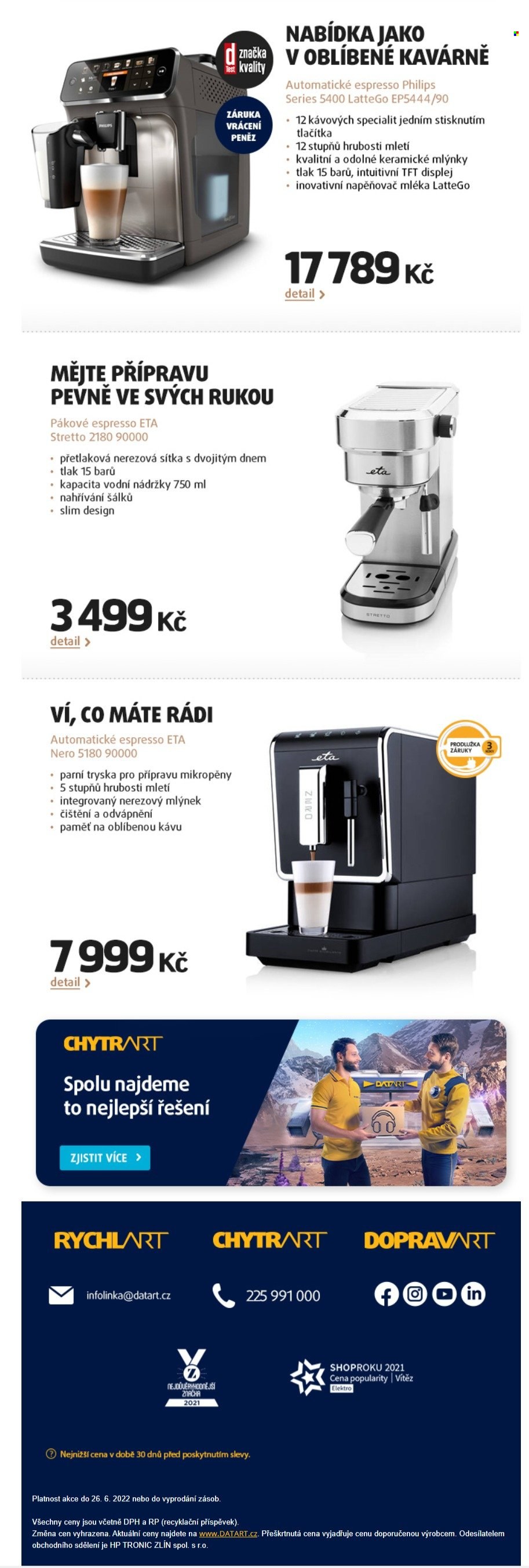Leták DATART - 24.6.2022 - 26.6.2022. Strana 3