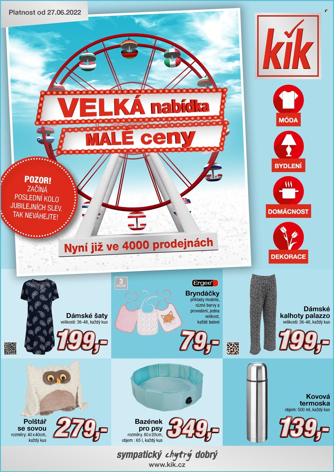 Leták kik - 23.6.2022 - 21.8.2022. Strana 1