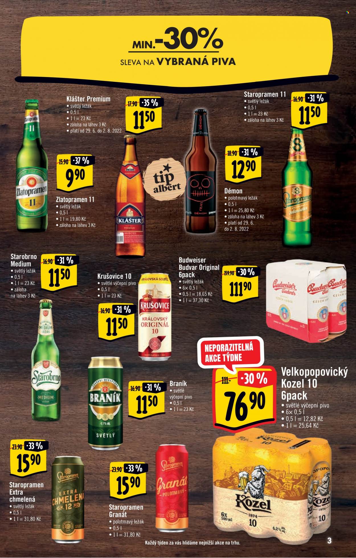 Leták Albert Hypermarket - 29.6.2022 - 5.7.2022. Strana 3