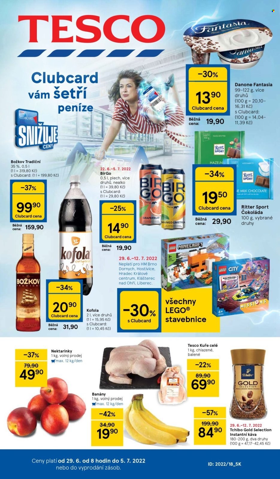 Leták TESCO - 29.6.2022 - 5.7.2022. Strana 1