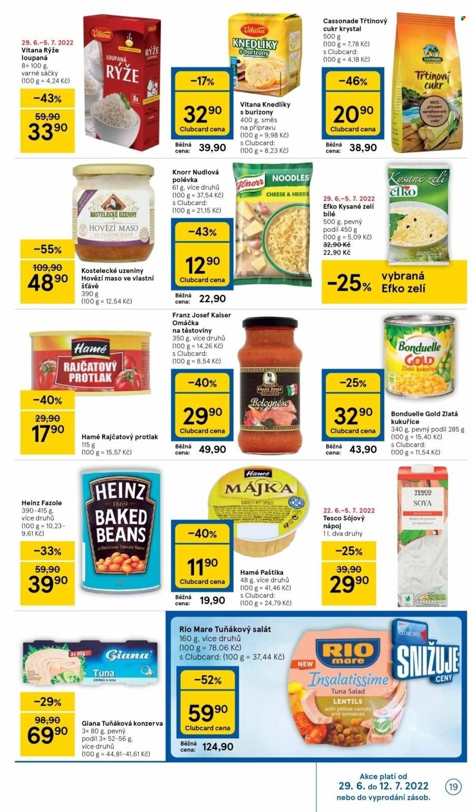 Leták TESCO - 29.6.2022 - 5.7.2022. Strana 19