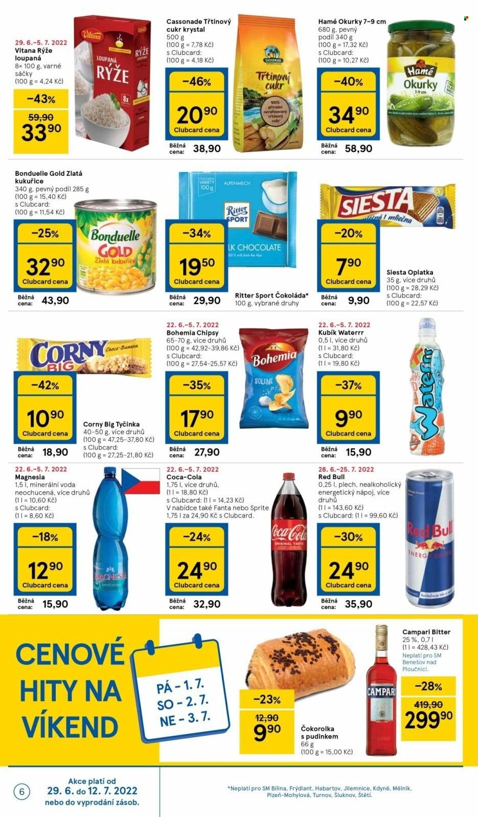 Leták TESCO supermarket - 29.6.2022 - 5.7.2022. Strana 6