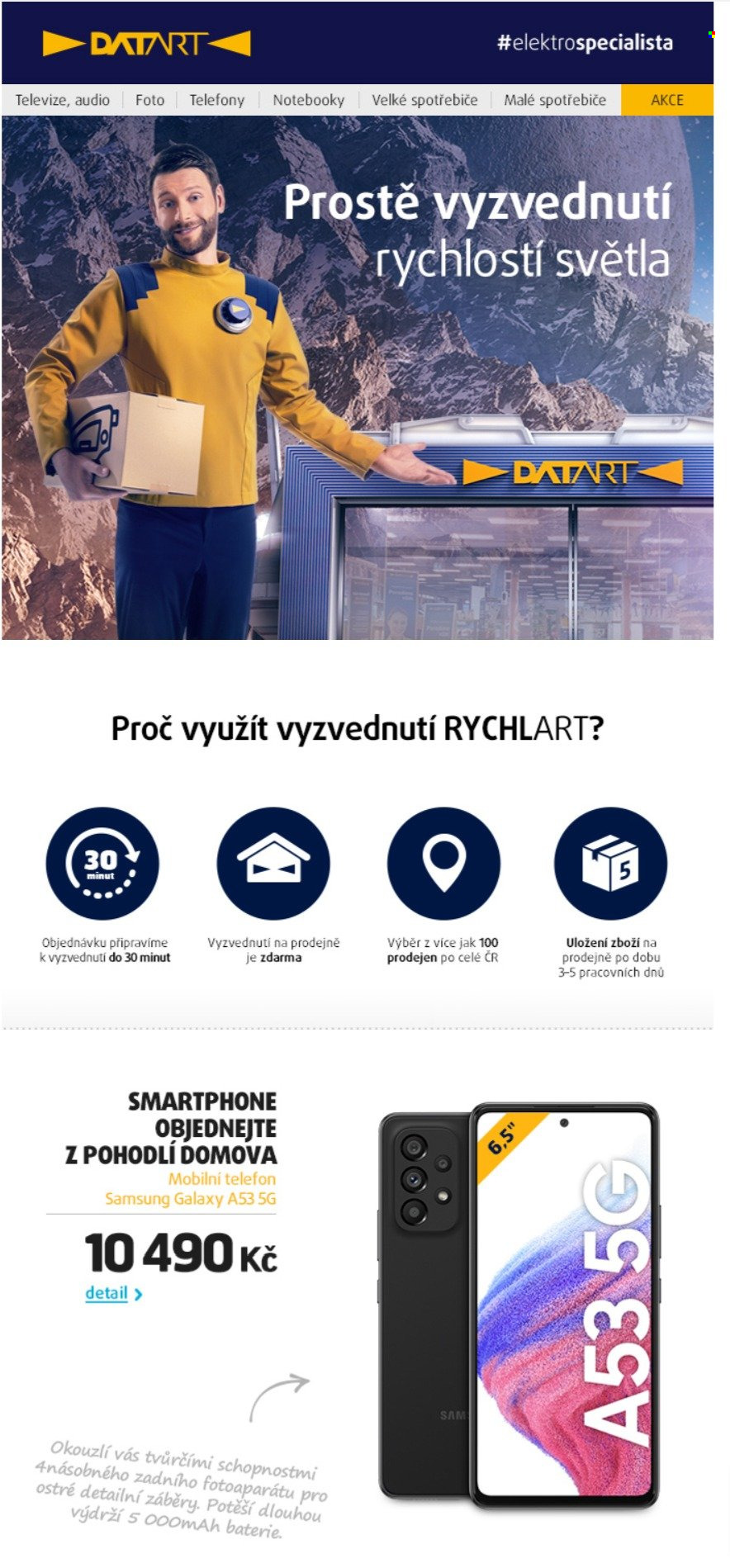 Leták DATART - 27.6.2022 - 3.7.2022. Strana 1