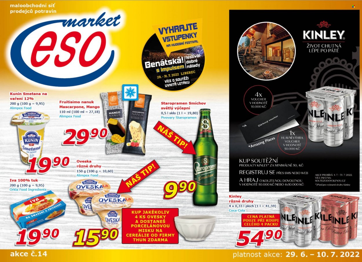 Leták ESO MARKET - 29.6.2022 - 10.7.2022. Strana 1