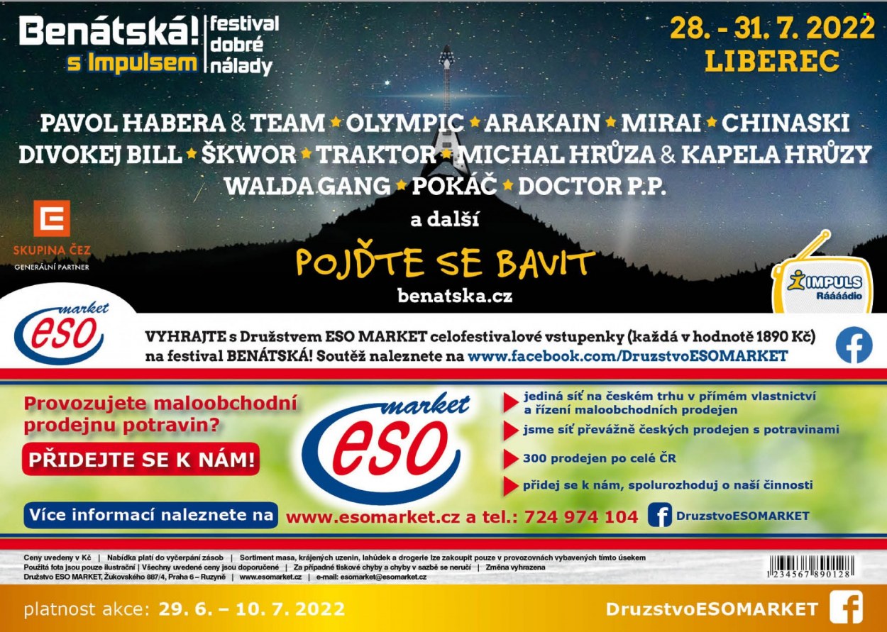 Leták ESO MARKET - 29.6.2022 - 10.7.2022. Strana 5