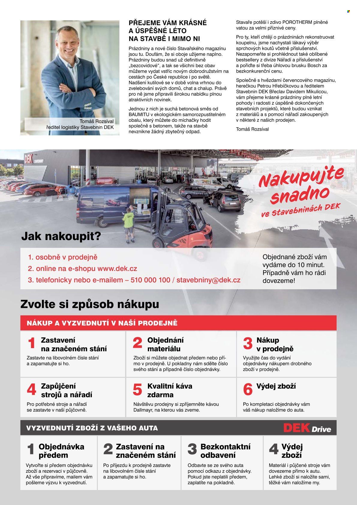 thumbnail - Leták DEK - 28.6.2022 - 31.7.2022 - Produkty v akci - pokladna, pokladna na zámek, Bosch, beton. Strana 3.