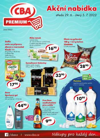 Leták CBA Premium - 29.6.2022 - 5.7.2022.
