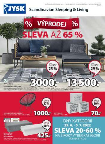 Leták JYSK - 29.6.2022 - 12.7.2022.
