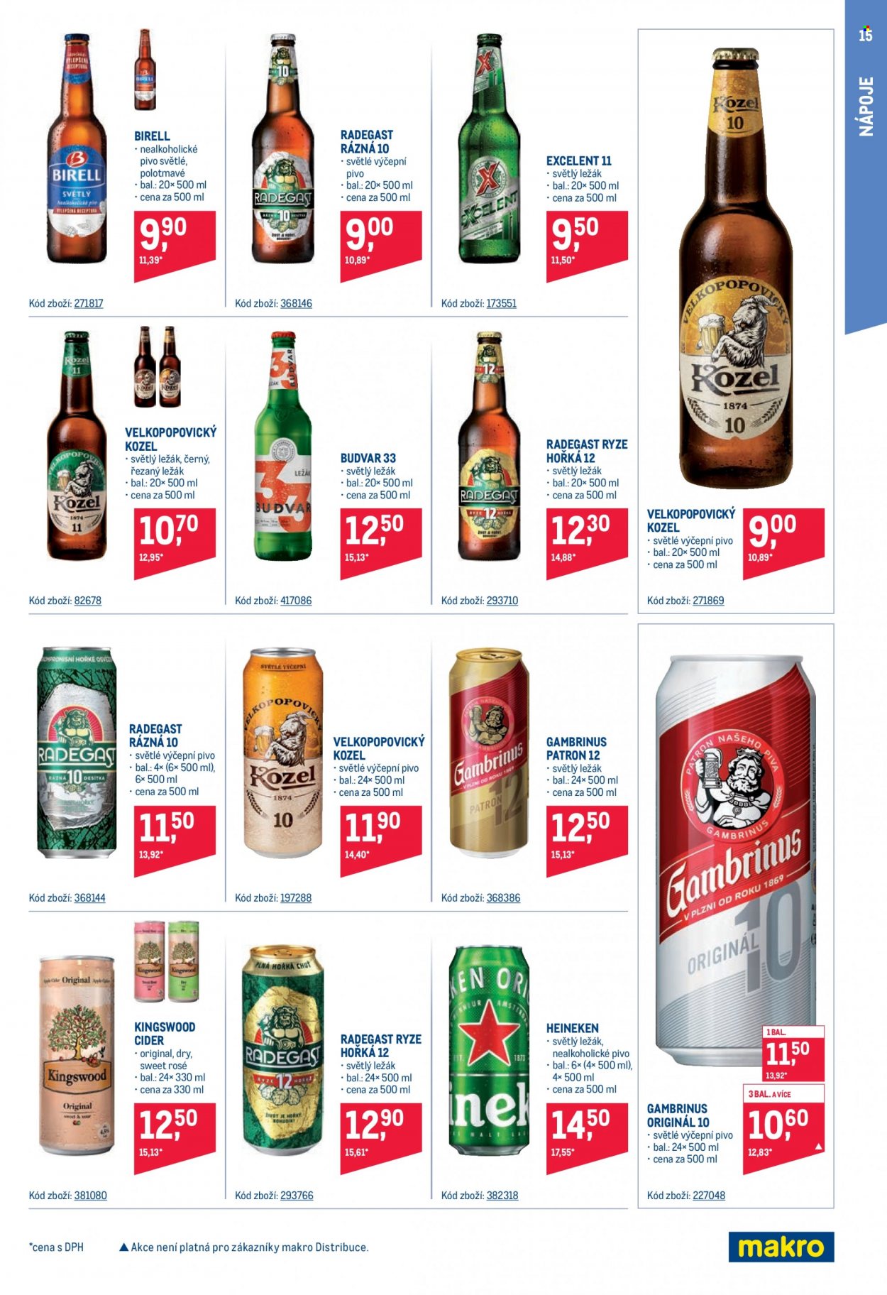 Leták MAKRO - 6.7.2022 - 19.7.2022. Strana 15