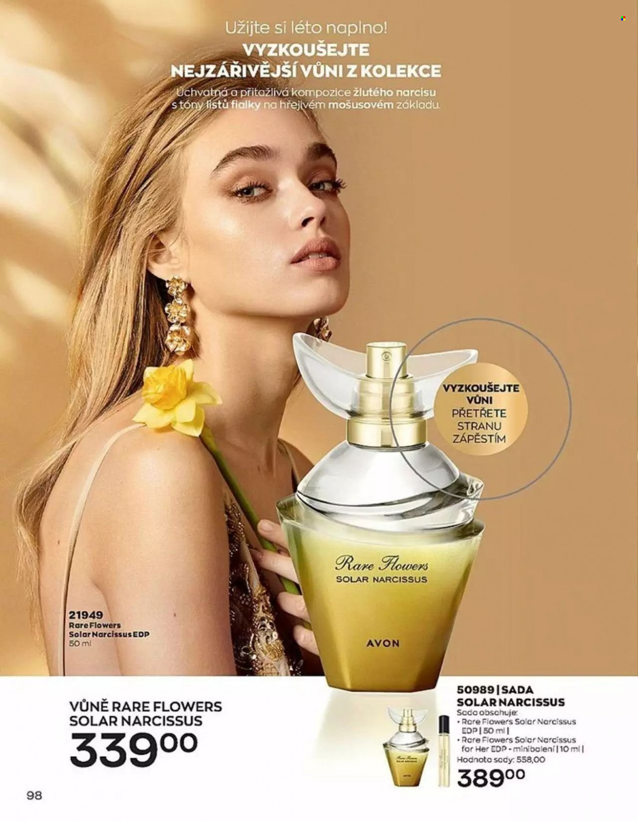 Leták AVON - 1.7.2022 - 31.7.2022. Strana 98