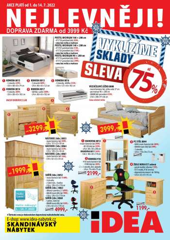 Leták IDEA nábytek - 1.7.2022 - 14.7.2022.