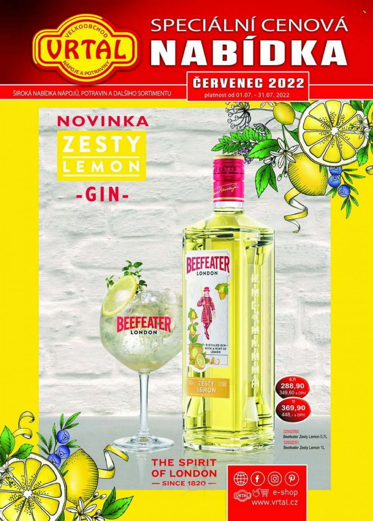 Leták Vrtal - 1.7.2022 - 31.7.2022. Strana 1