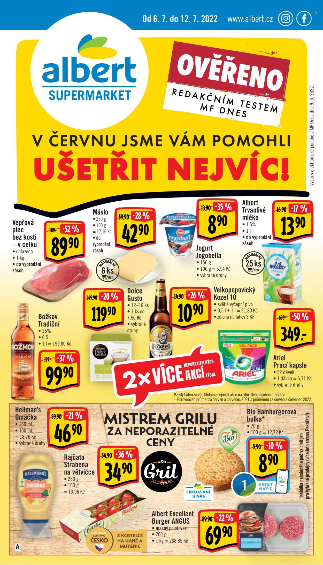 Leták Albert Supermarket - 6.7.2022 - 12.7.2022. Strana 1