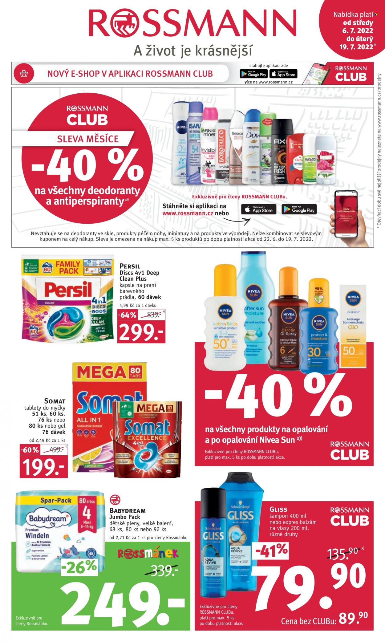 Leták ROSSMANN - 6.7.2022 - 19.7.2022. Strana 1