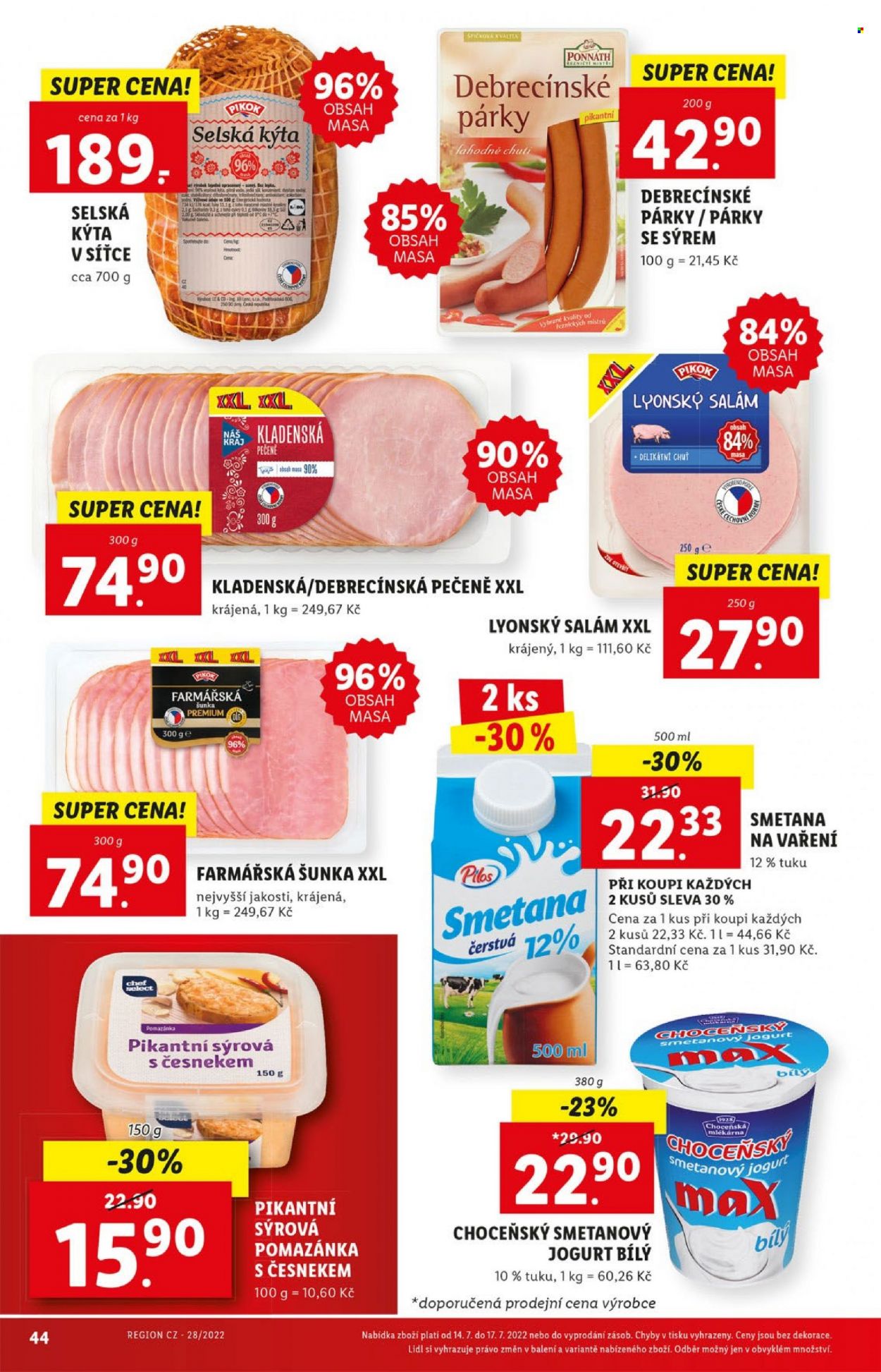Leták Lidl - 11.7.2022 - 17.7.2022. Strana 44