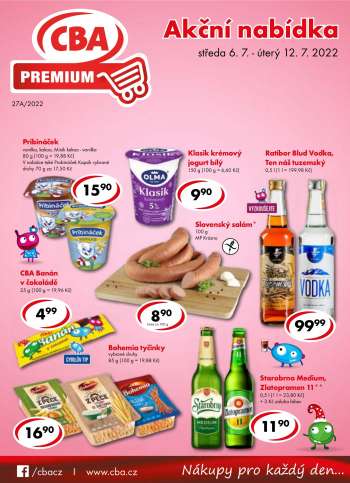 Leták CBA Premium - 6.7.2022 - 12.7.2022.