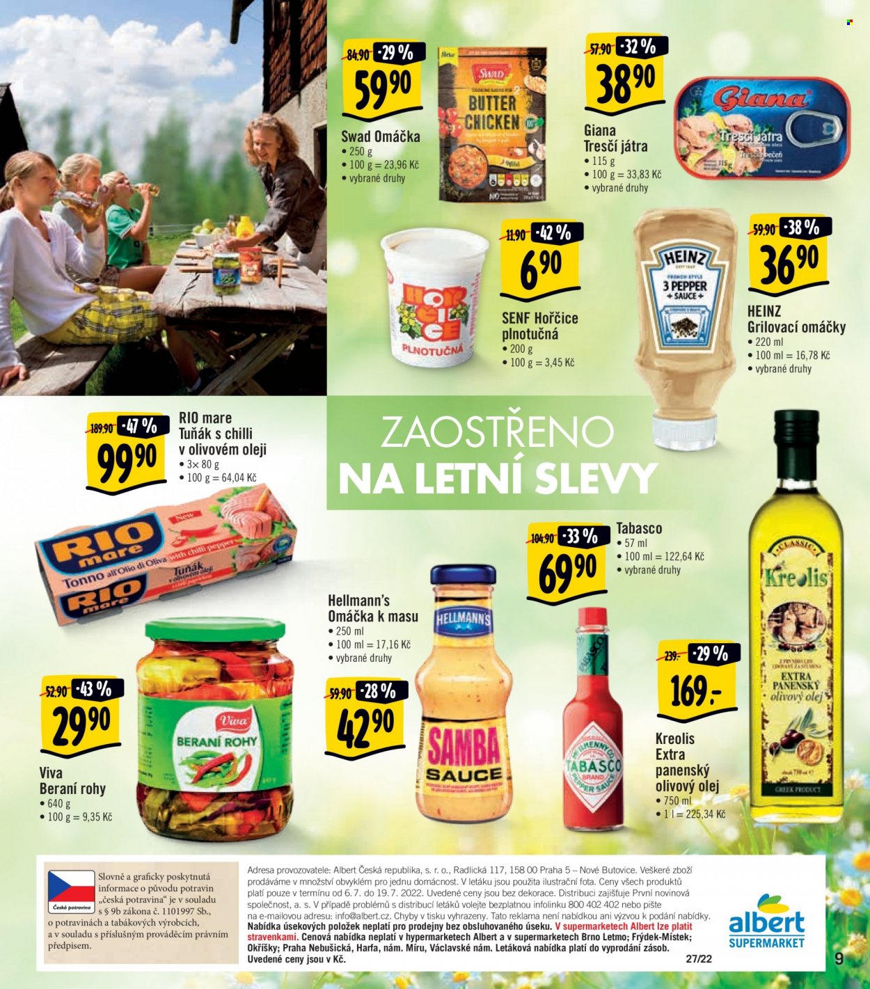 Leták Albert Supermarket - 6.7.2022 - 19.7.2022. Strana 9