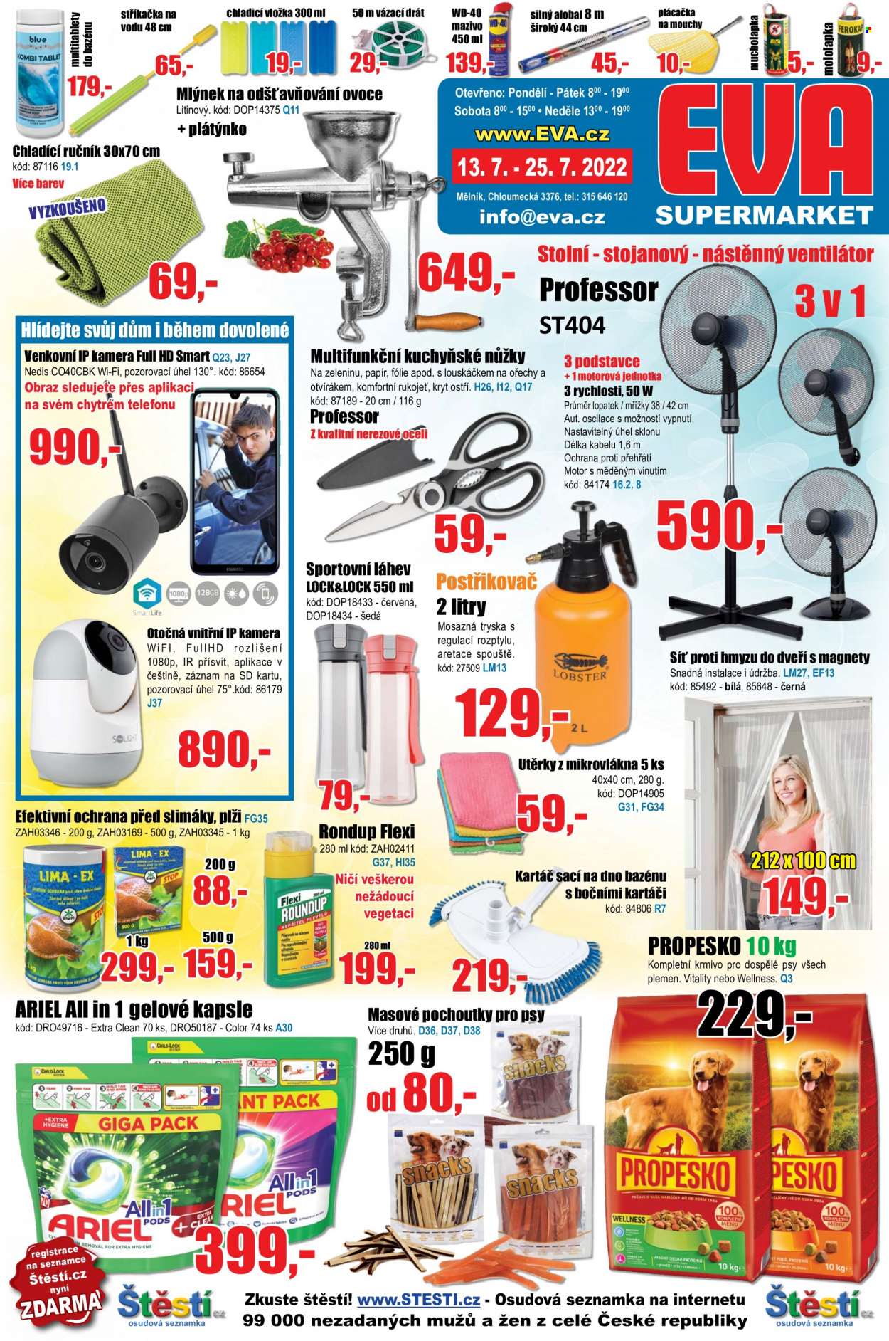 Leták EVA supermarket - 13.7.2022 - 25.7.2022. Strana 1