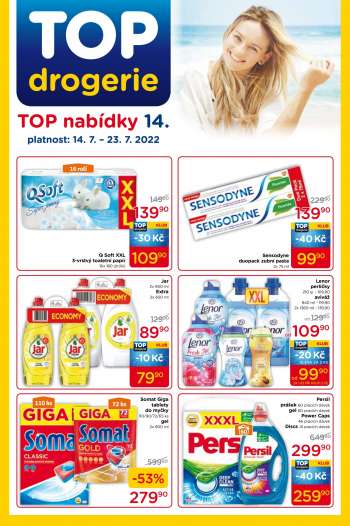 Leták TOP drogerie - 14.7.2022 - 23.7.2022.