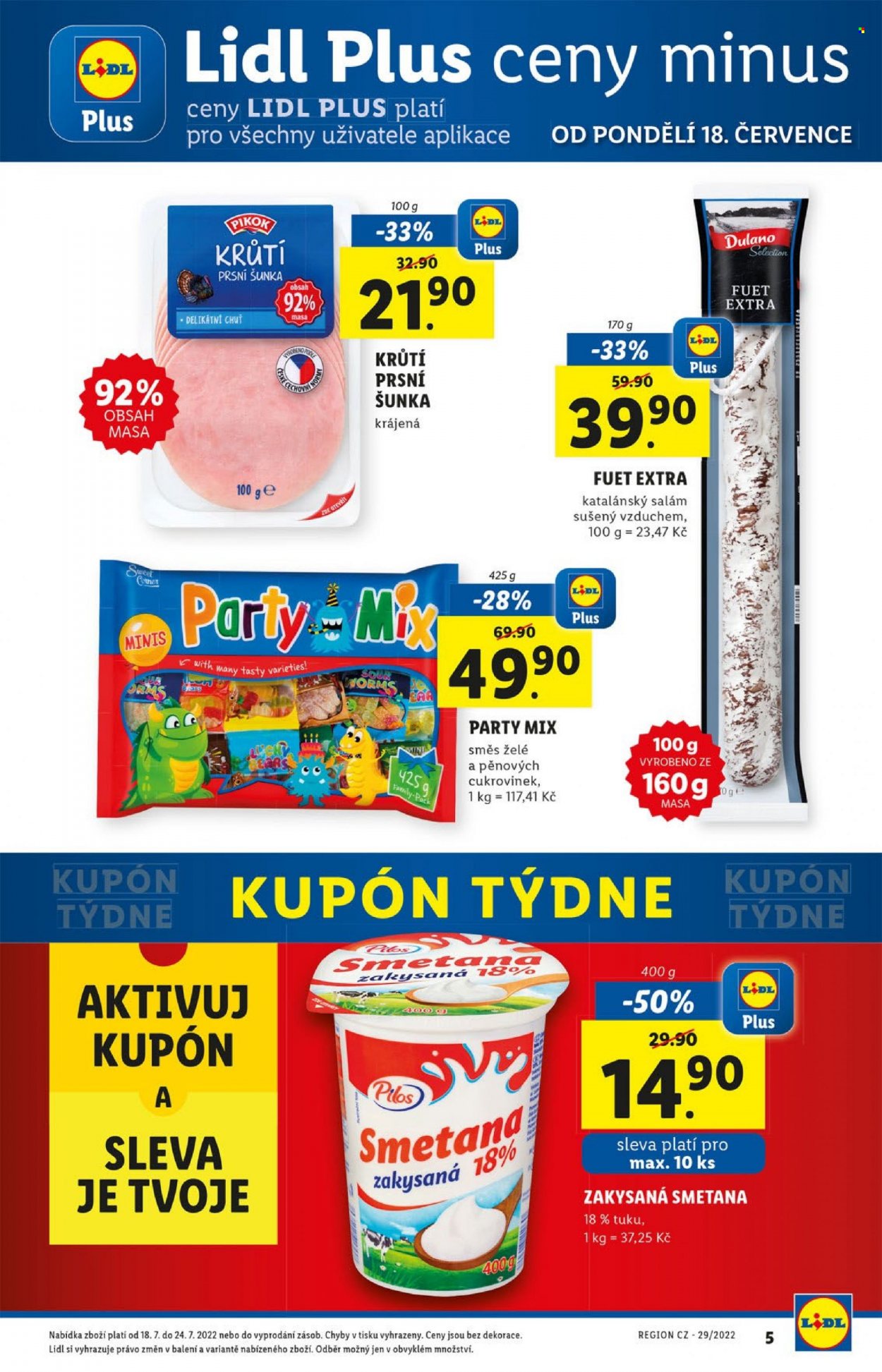 Leták Lidl - 18.7.2022 - 24.7.2022. Strana 5