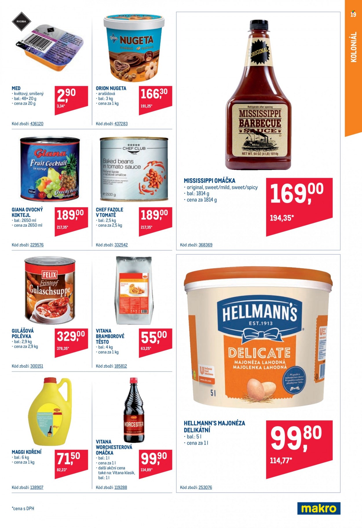 Leták MAKRO - 20.7.2022 - 2.8.2022. Strana 19