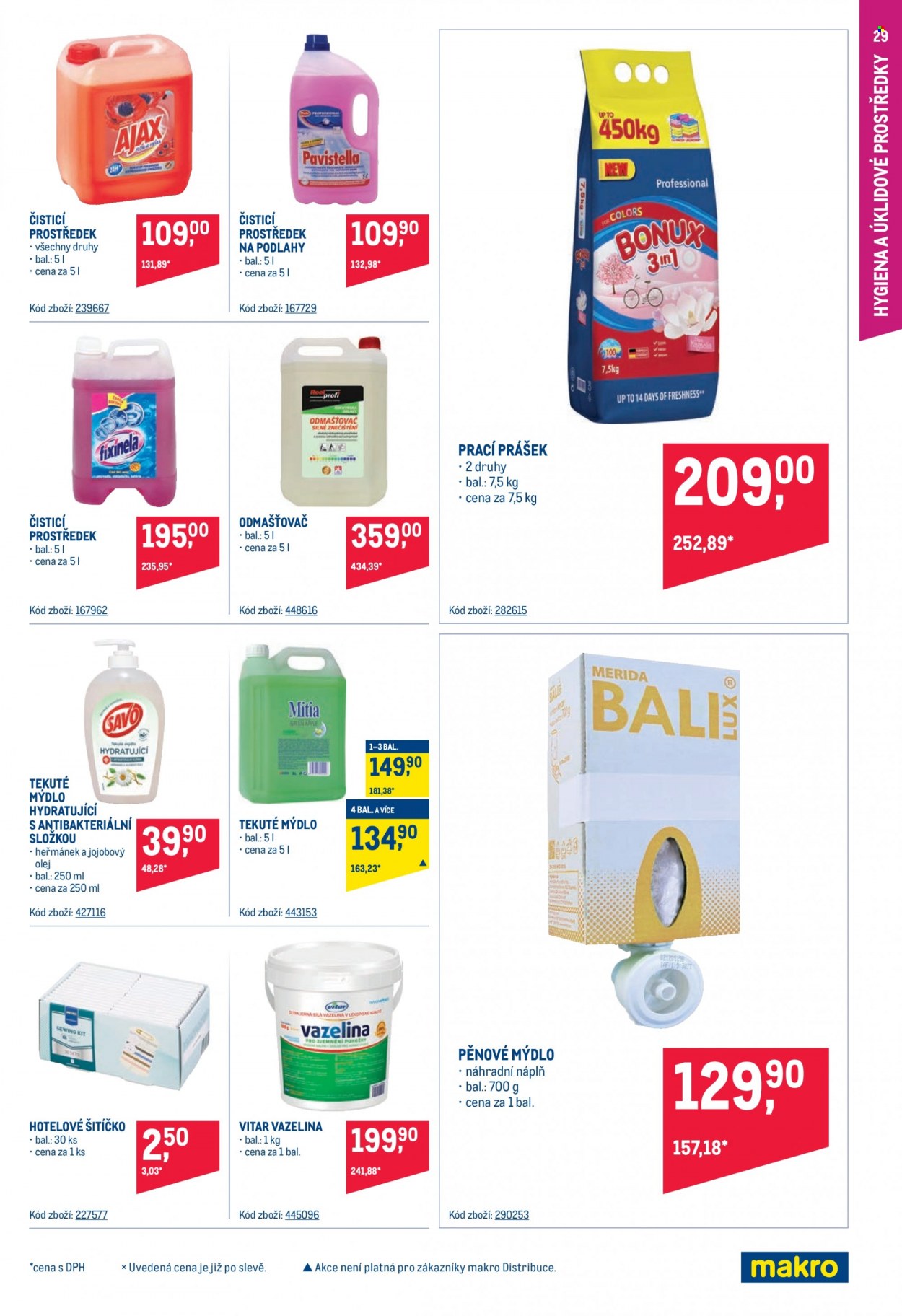Leták MAKRO - 20.7.2022 - 2.8.2022. Strana 29
