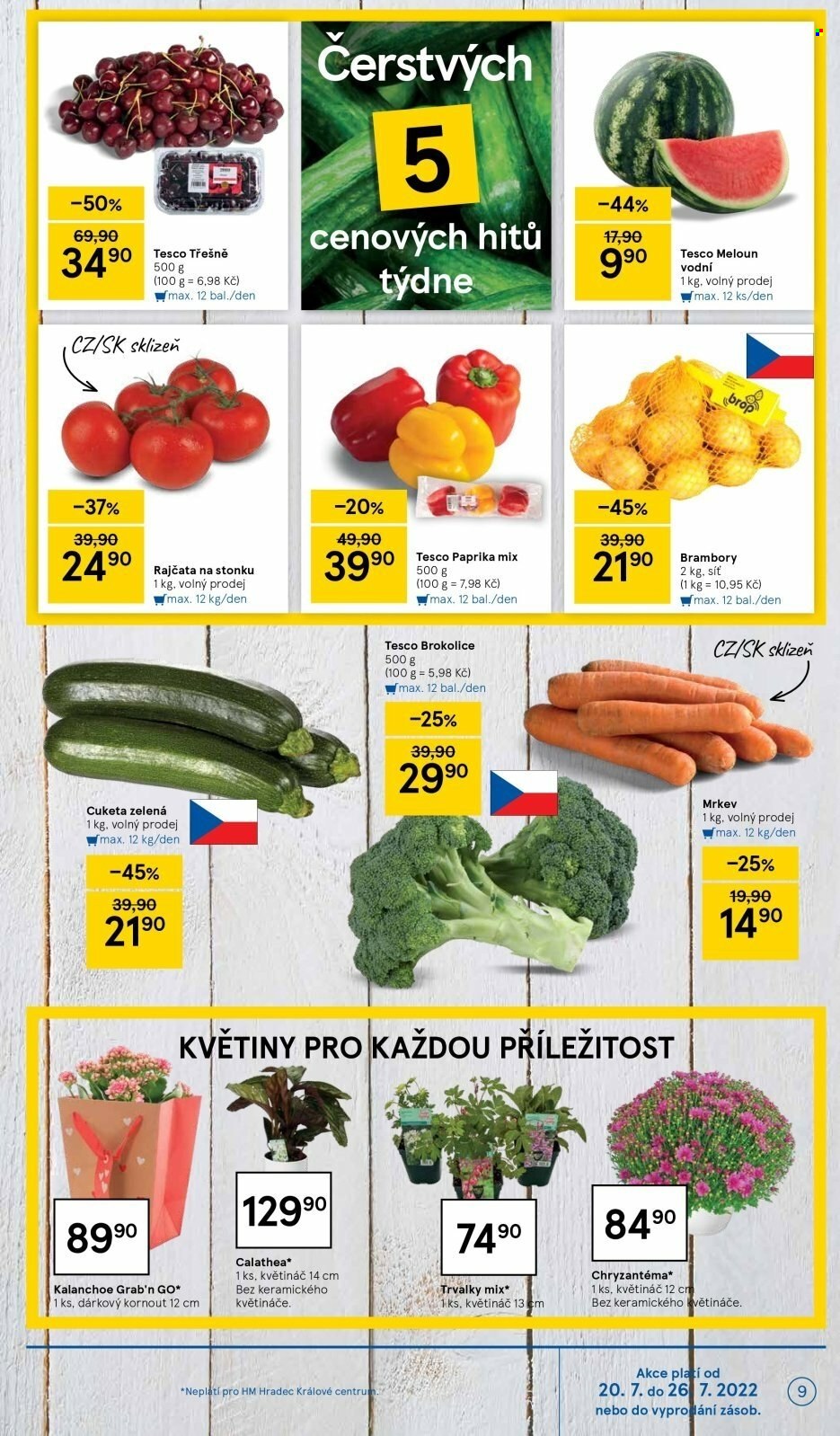 Leták TESCO - 20.7.2022 - 26.7.2022. Strana 9