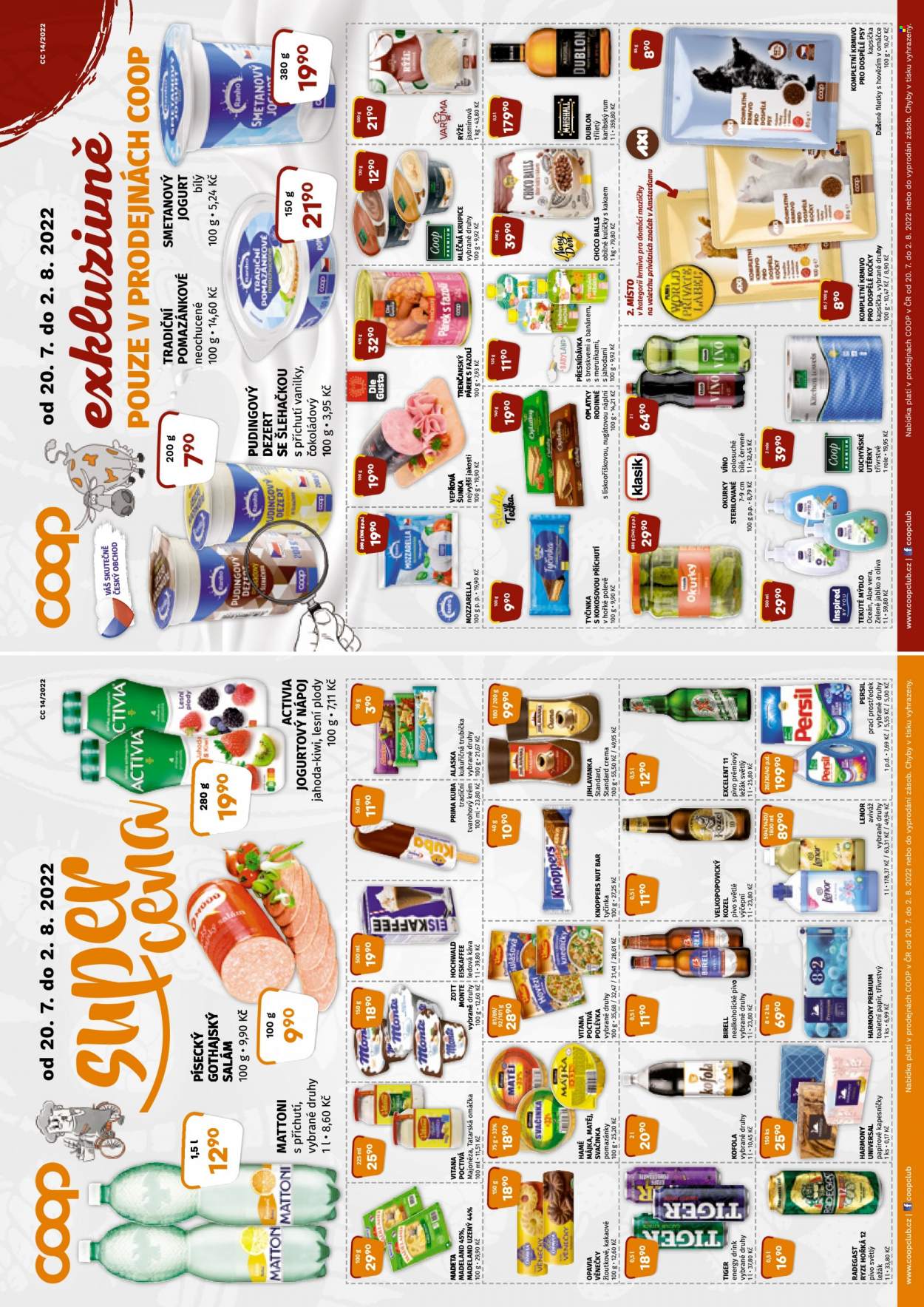 Leták coop JEDNOTA - 20.7.2022 - 2.8.2022. Strana 4