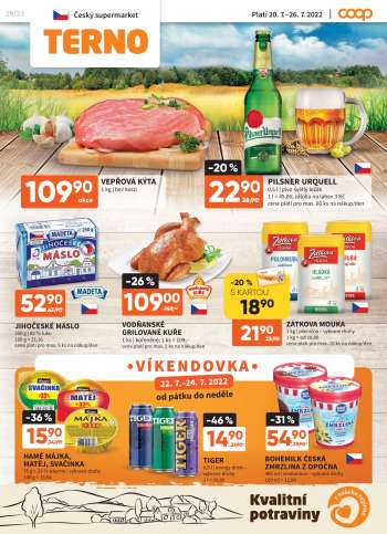 Leták coop TERNO - 20.7.2022 - 26.7.2022.