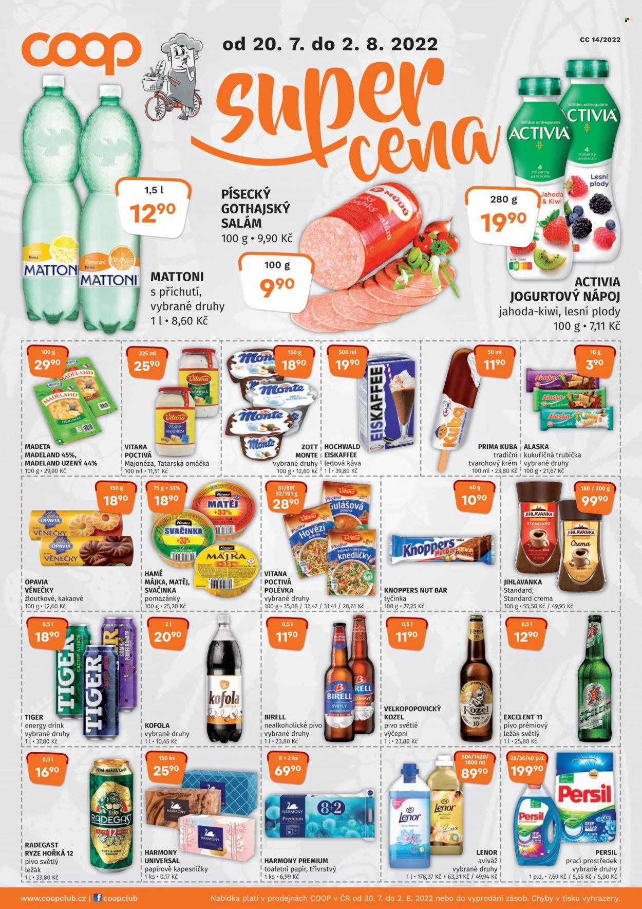 Leták coop TUTY - 20.7.2022 - 2.8.2022. Strana 1