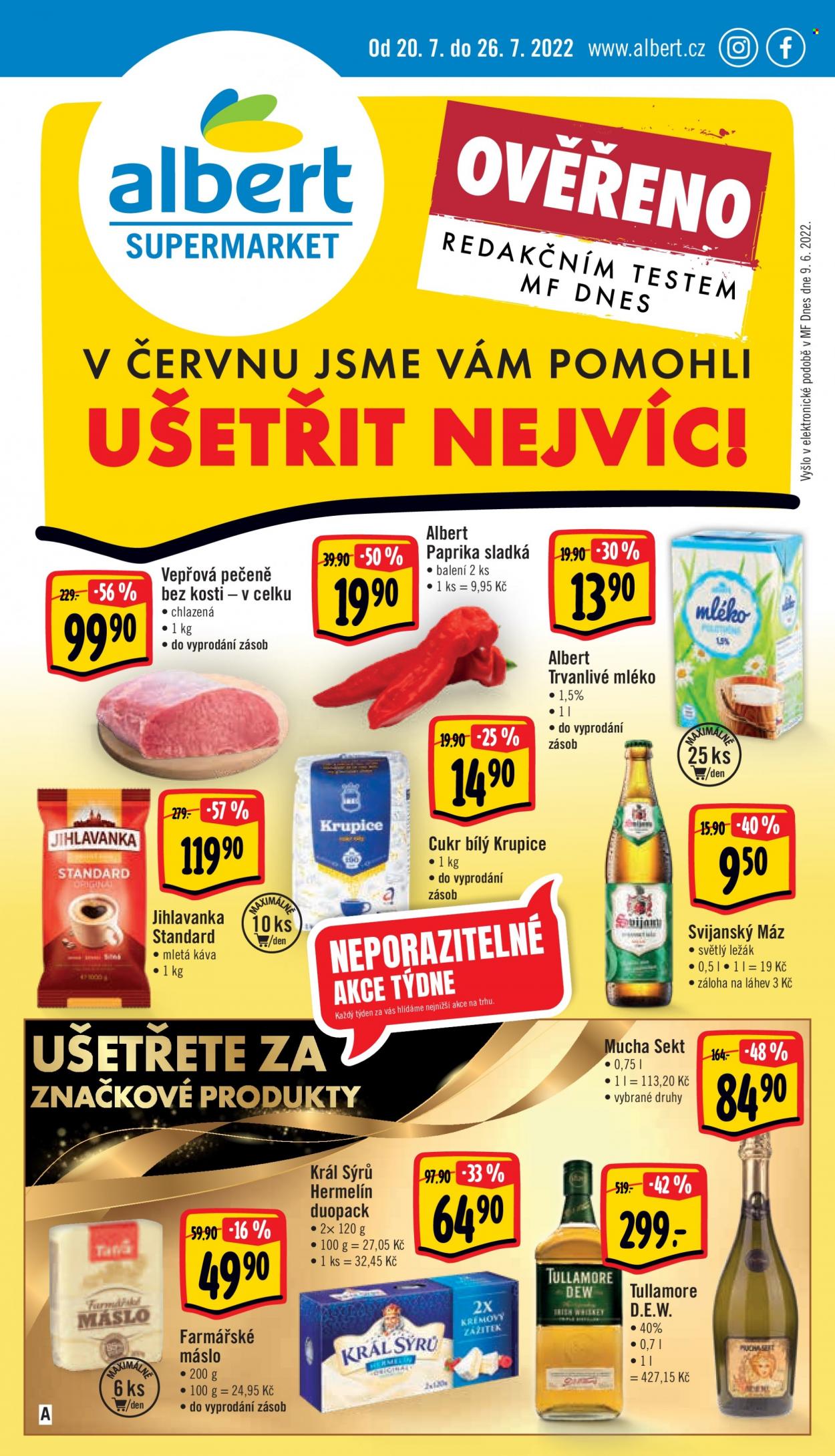 Leták Albert Supermarket - 20.7.2022 - 26.7.2022. Strana 1
