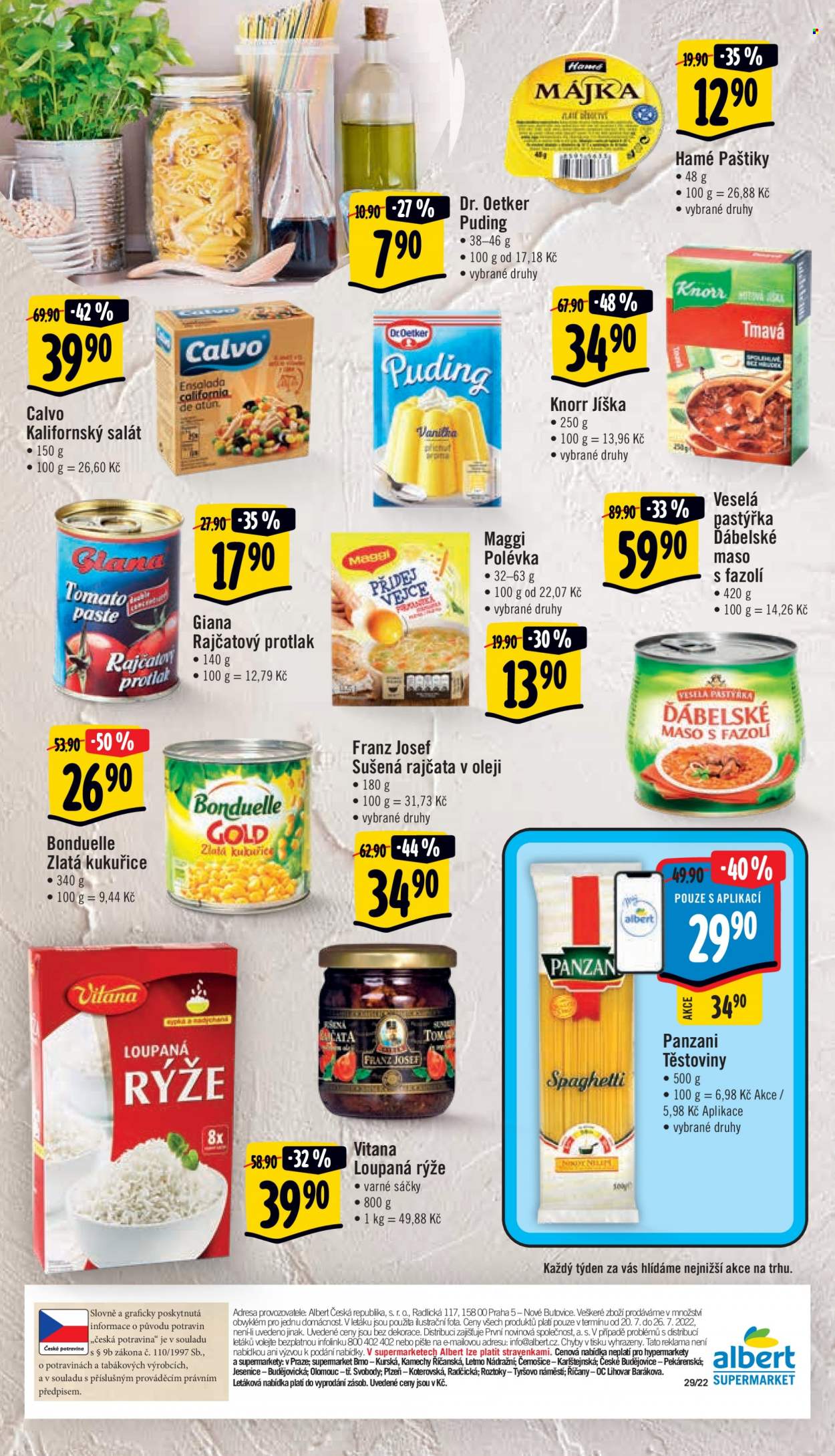 Leták Albert Supermarket - 20.7.2022 - 26.7.2022. Strana 18