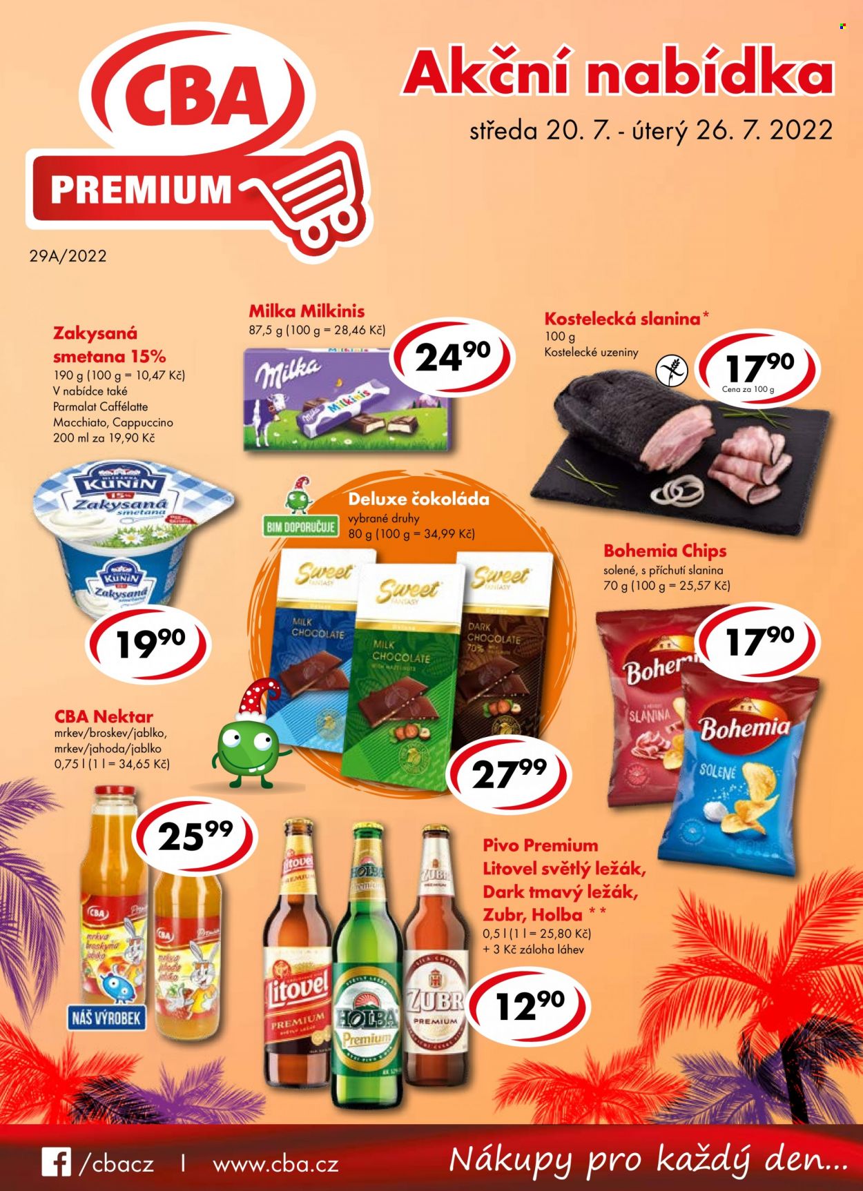 Leták CBA Premium - 20.7.2022 - 26.7.2022. Strana 1