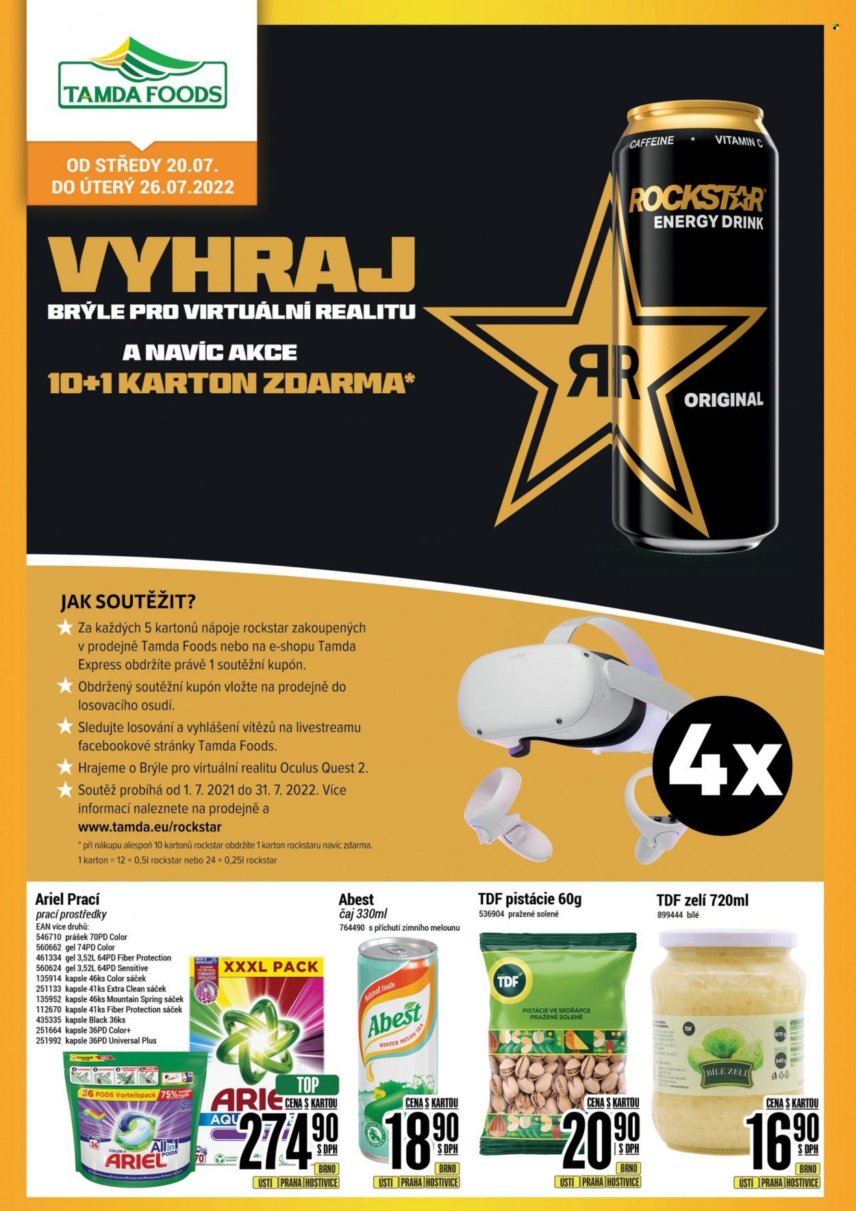 Leták Tamda Foods - 20.7.2022 - 26.7.2022. Strana 1