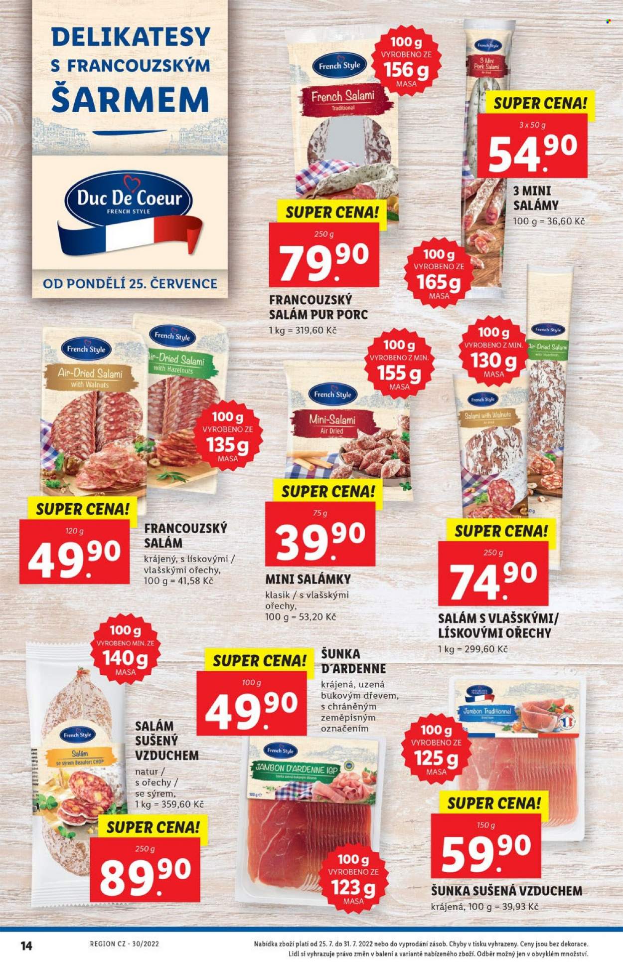 Leták Lidl - 25.7.2022 - 31.7.2022. Strana 14