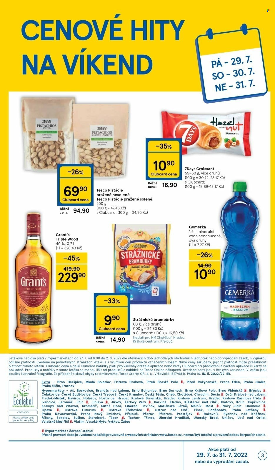 Leták TESCO hypermarket - 27.7.2022 - 2.8.2022. Strana 3