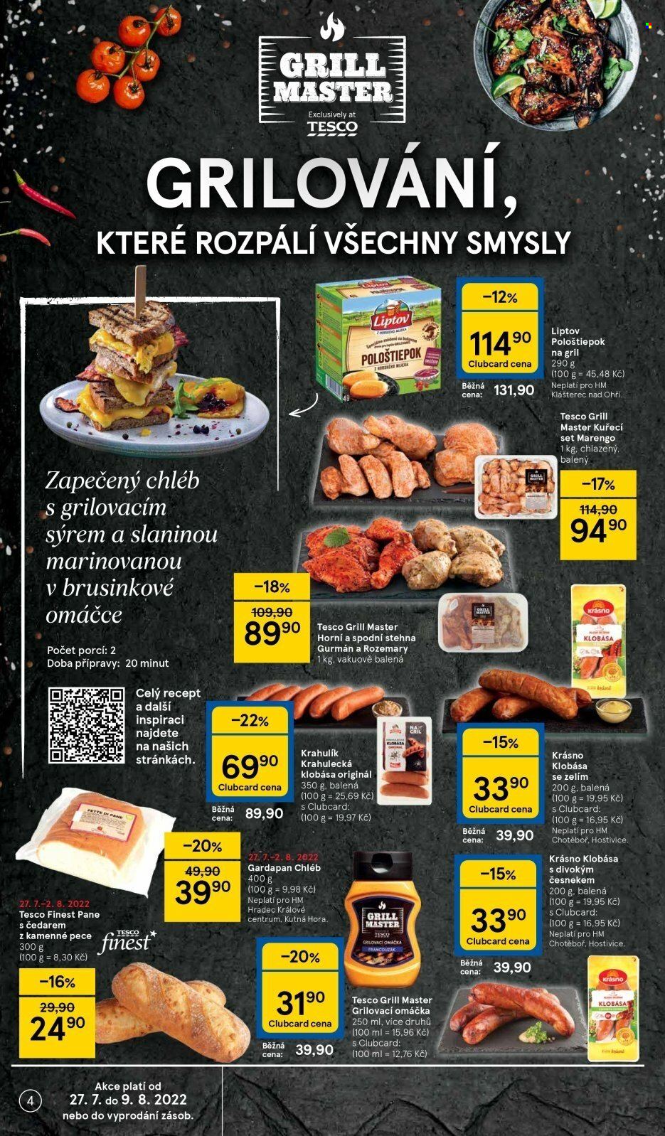 Leták TESCO hypermarket - 27.7.2022 - 2.8.2022. Strana 4