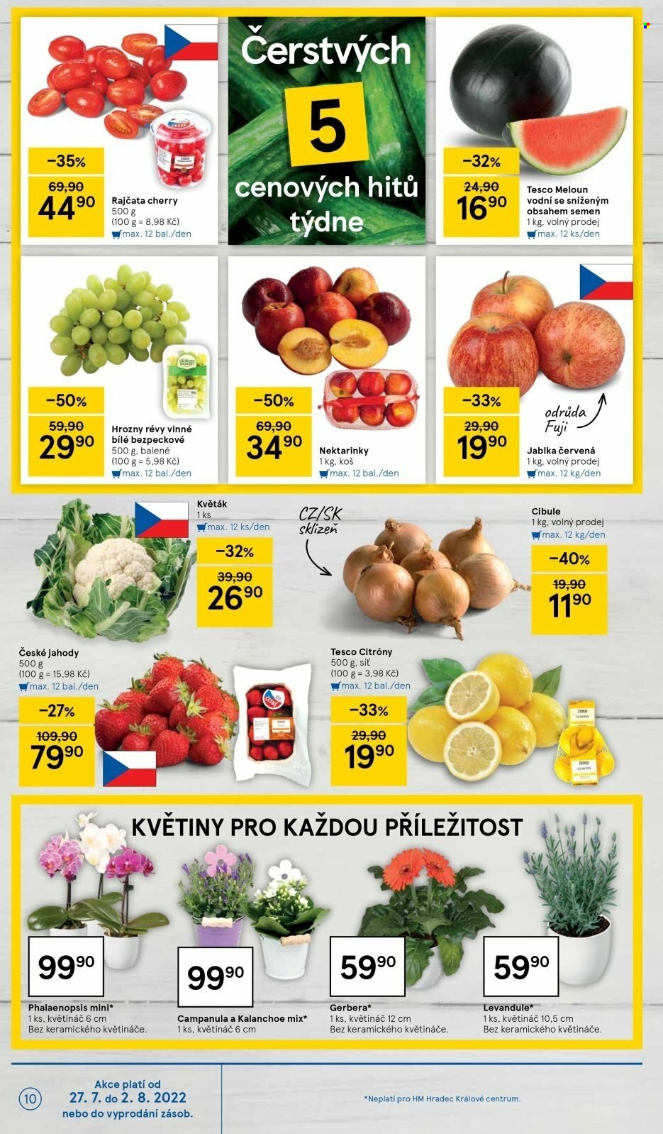 Leták TESCO hypermarket - 27.7.2022 - 2.8.2022. Strana 10