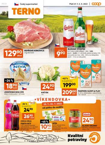 Leták coop TERNO - 27.7.2022 - 2.8.2022.