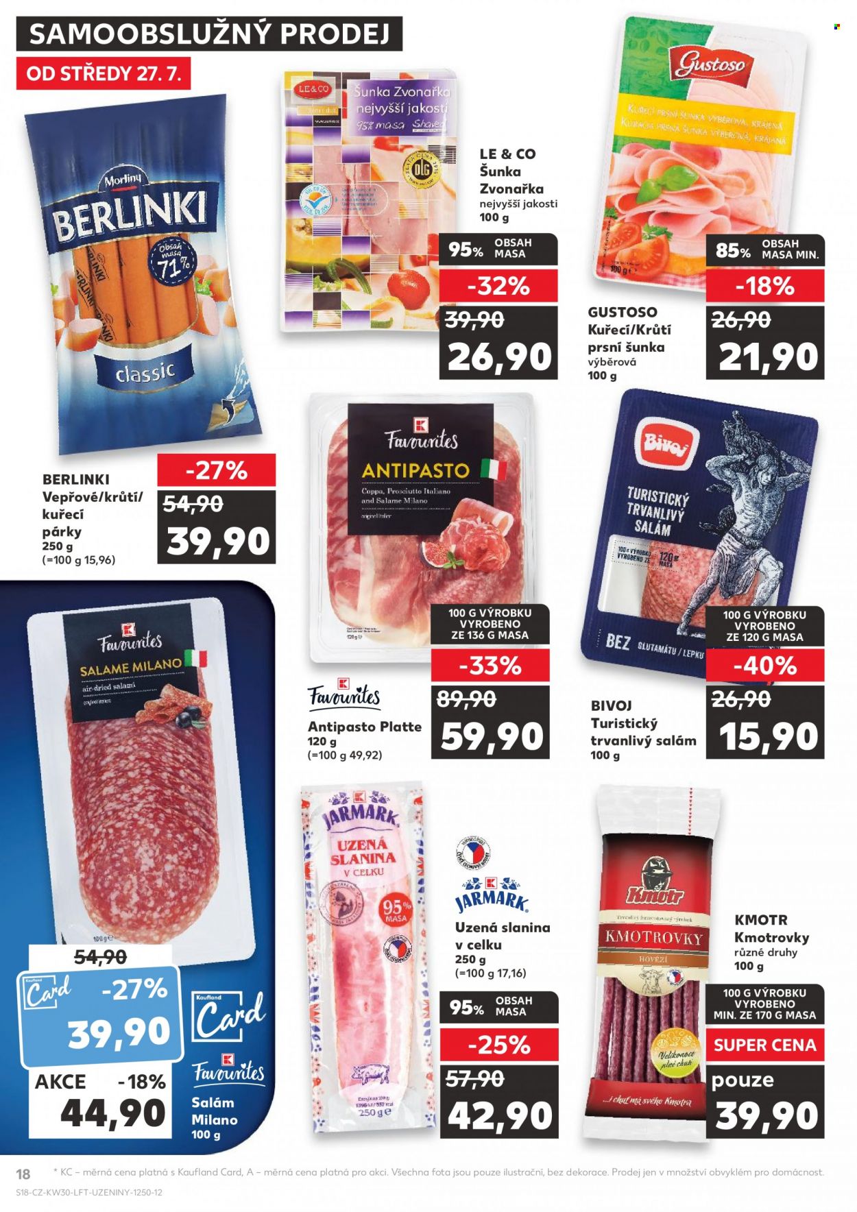 Leták Kaufland - 27.7.2022 - 2.8.2022. Strana 18