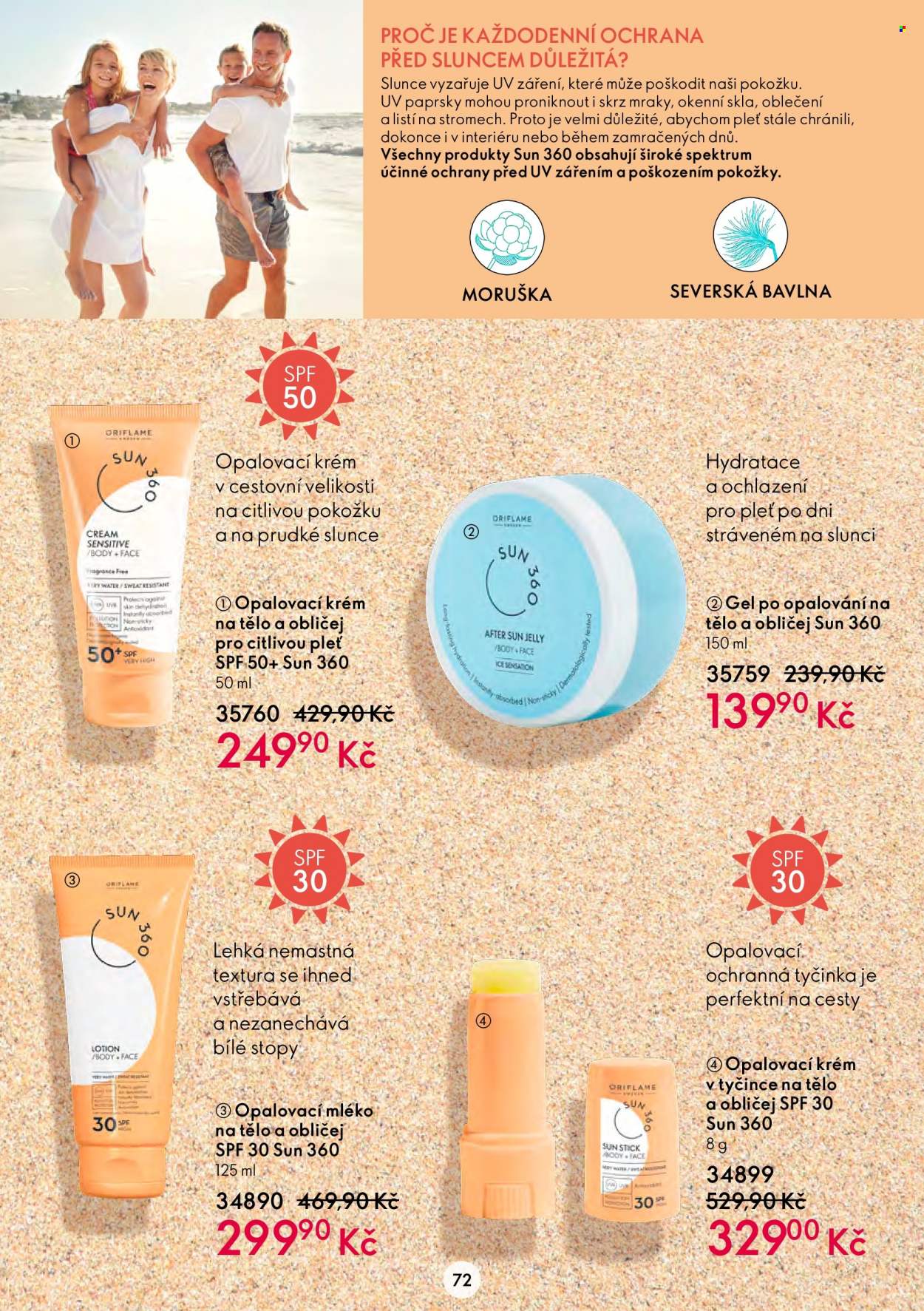 Leták ORIFLAME - 27.7.2022 - 9.8.2022. Strana 72