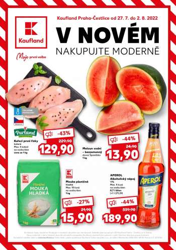 Leták Kaufland - 27.7.2022 - 2.8.2022.