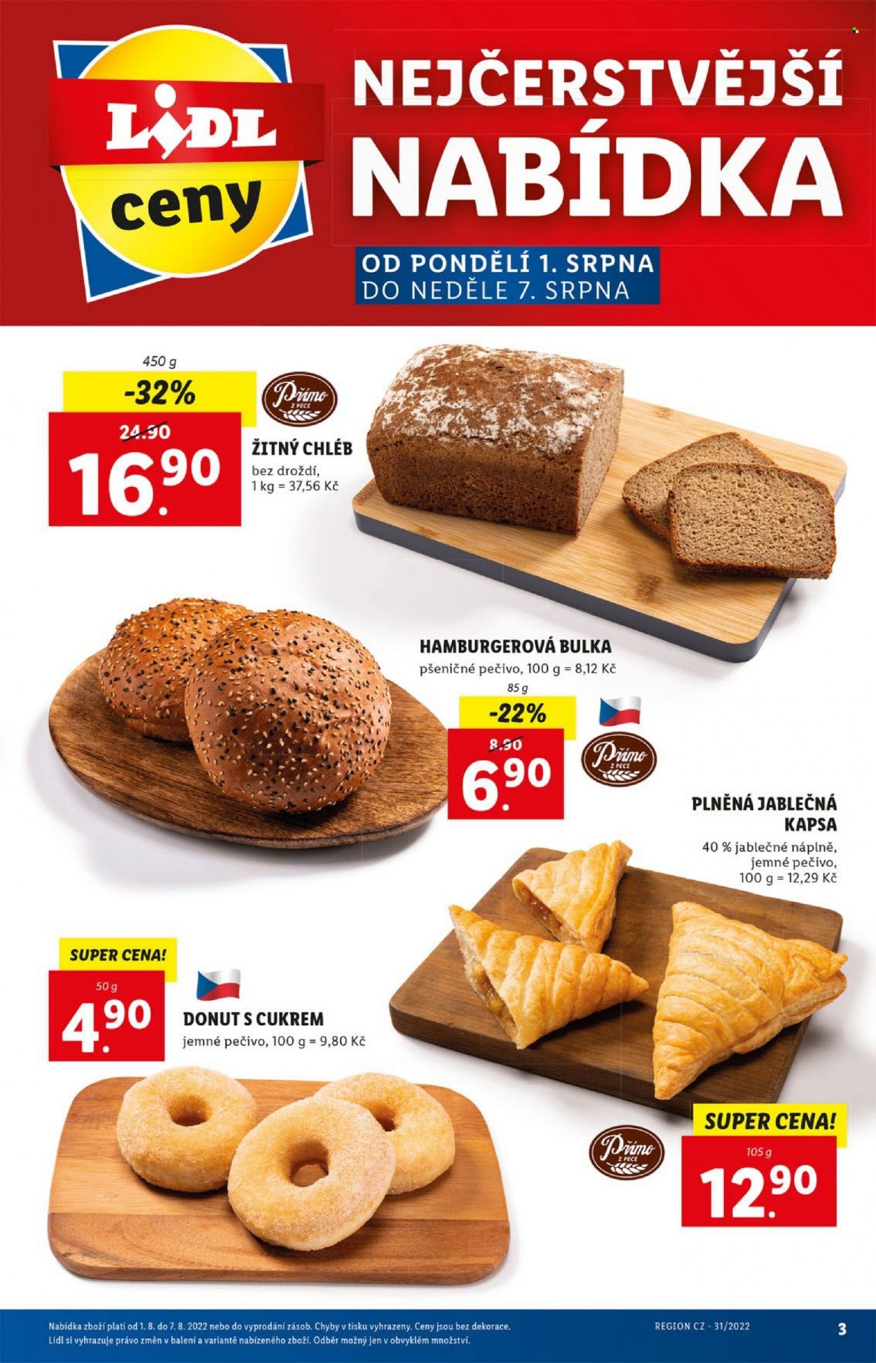 Leták Lidl - 1.8.2022 - 7.8.2022. Strana 3