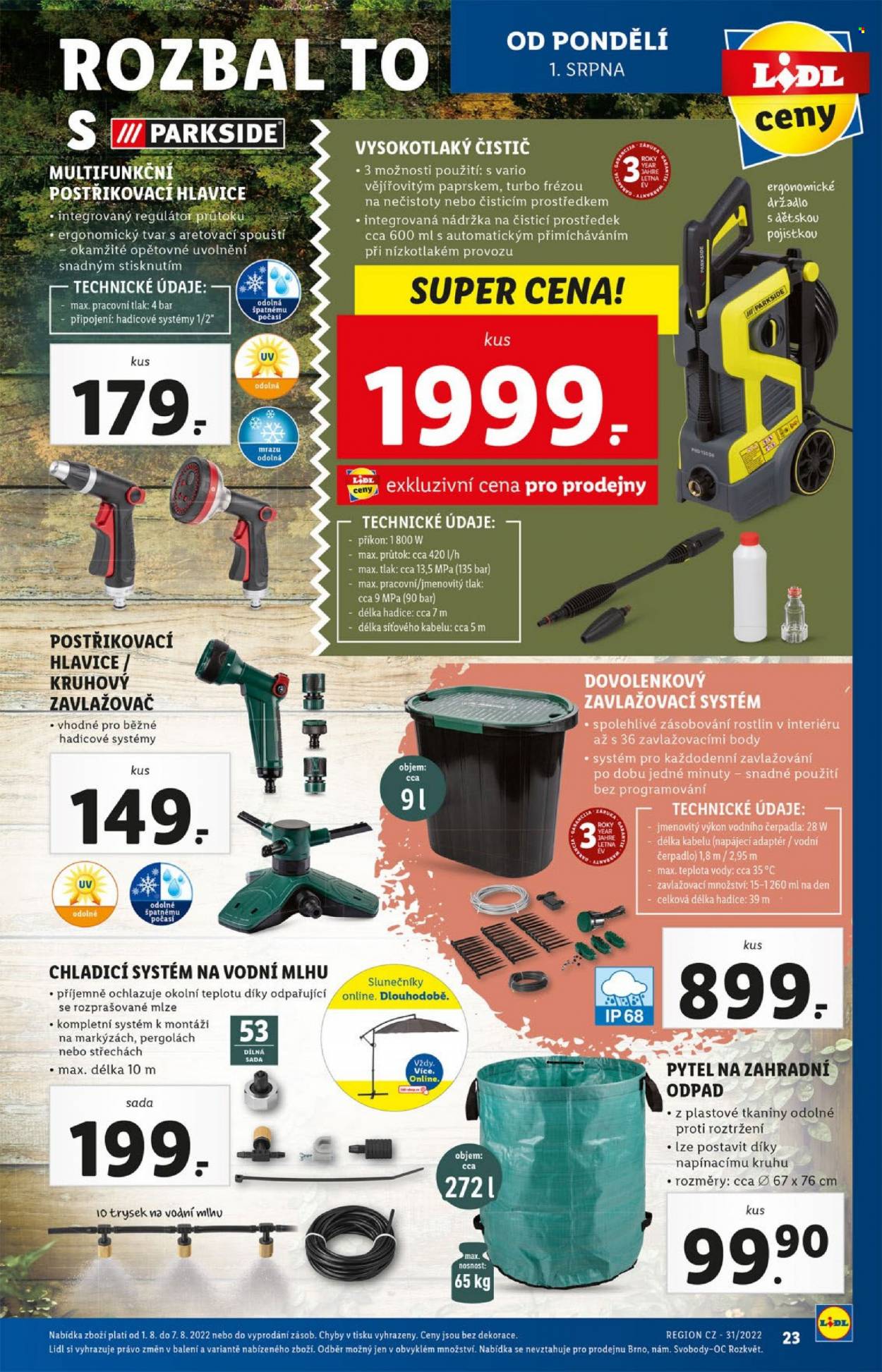 Leták Lidl - 1.8.2022 - 7.8.2022. Strana 23