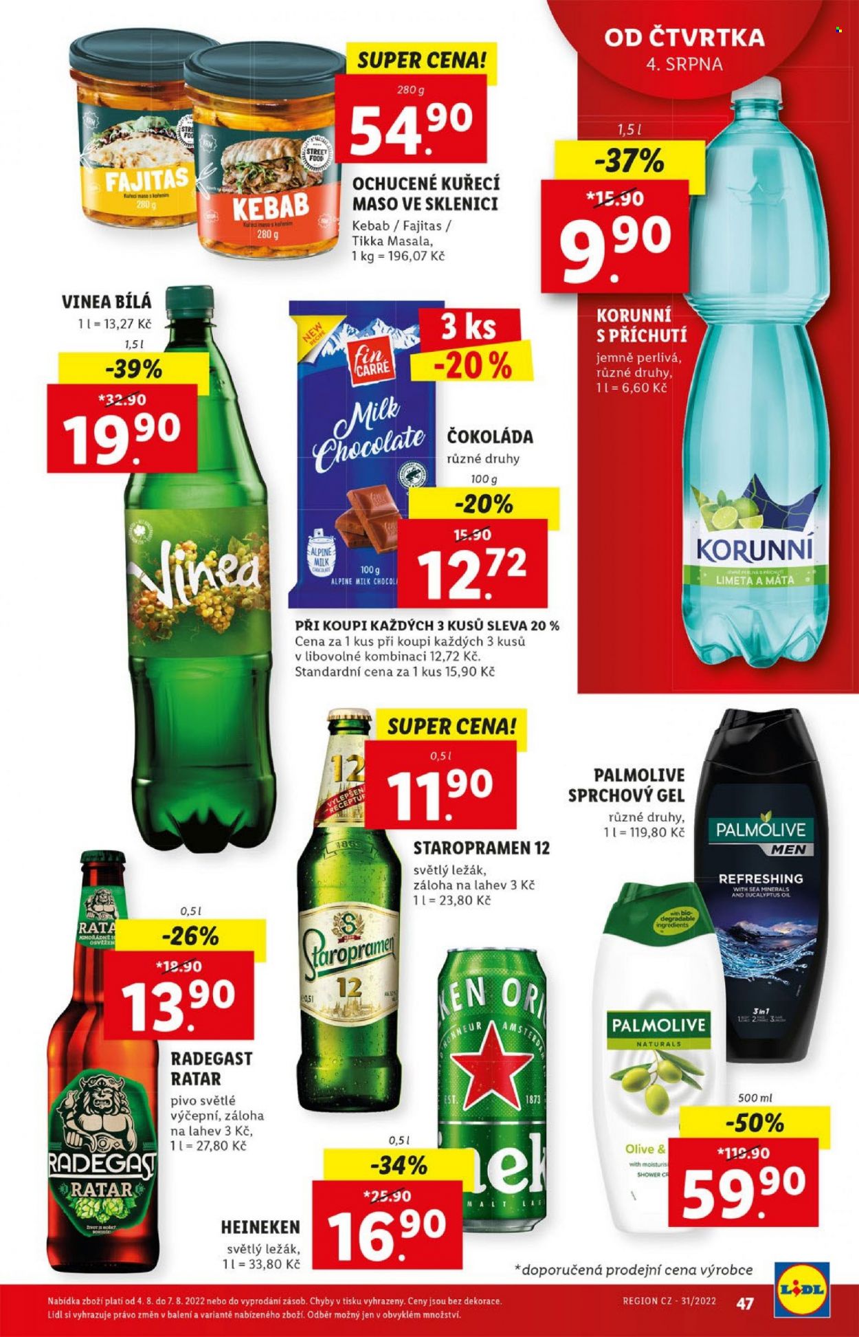 Leták Lidl - 1.8.2022 - 7.8.2022. Strana 47